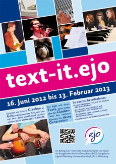 Plakat Liederwettbewerb text-it.ejo